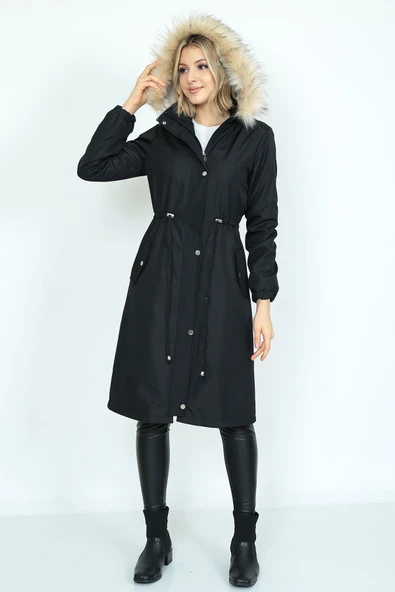 NARİKA TRENÇ Bondig Su itici İçi Kıvırcıklı Peluşlu - 5