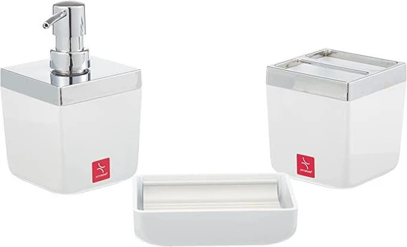 Primanova 5'li Banyo Seti Beyaz - 2
