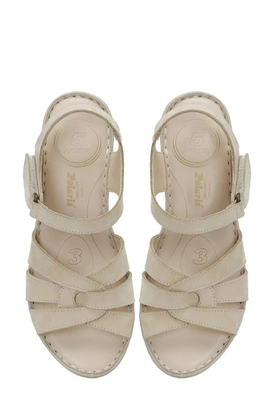 Polaris 161886 Kadın Ortopedik 5 Nokta Deri Sandalet - 11