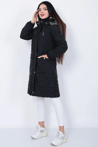 NARİKA KAPİTONE MONT İçi Astarlı Kazayağı Desenli - 4