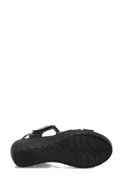 Polaris 161886 Kadın Ortopedik 5 Nokta Deri Sandalet - 6