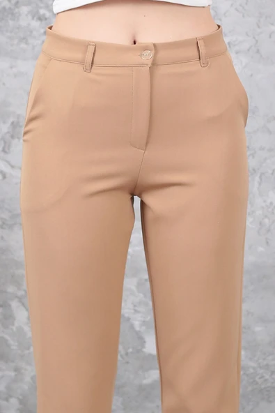 NARİKA Yüksek Bel Likralı Kumaş Pantolon - 6