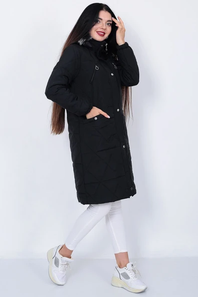 NARİKA KAPİTONE MONT İçi Astarlı Kazayağı Desenli - 3