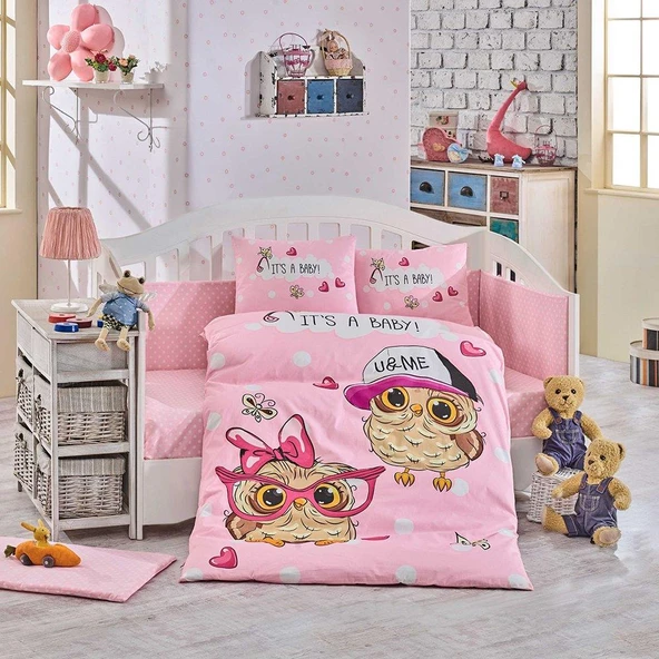 Cool Baby Bebek Nevresim Takımı Pembe