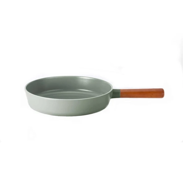 Fika Alüminyum Döküm Yanmaz Yapışmaz  28 Cm Tava Gri