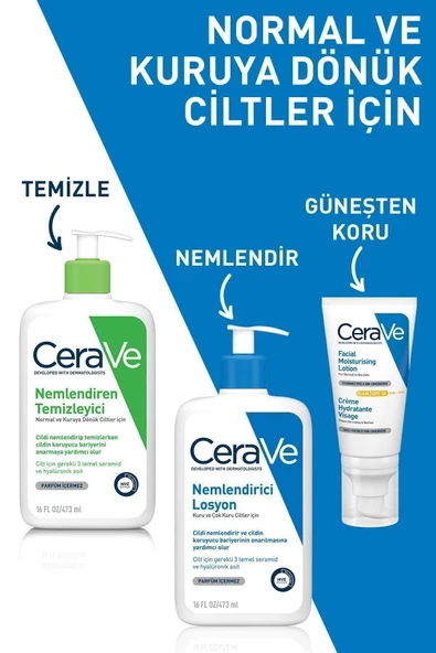 Cerave Hydrating Cleanser Normal Ve Kuruya Dönük Ciltler İçin Nemlendiren Temizleyici 473 Ml - 7