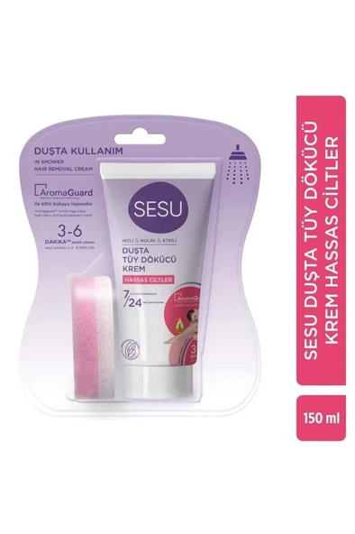 Sesu Duşta Tüy Dökücü Krem 150 ml