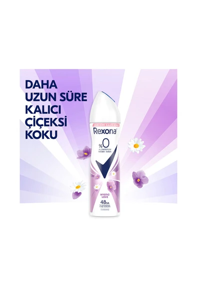 Rexona Nap Mystic Sprey Deodorant 150 ml - Resim 3