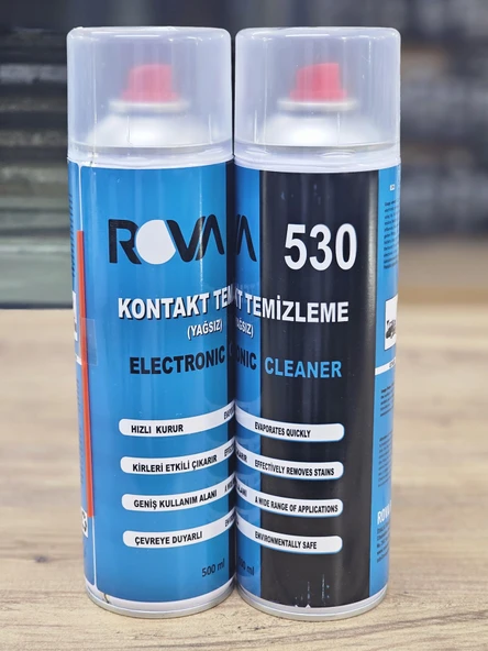 Rova 530 Yağsız Kontak Sprey 500ml Büyük Boy - 2