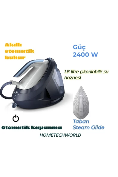 Philips   otomatik olarak buhar veren  Perfect Care Buhar Kazanlı Ütü+ütümasası