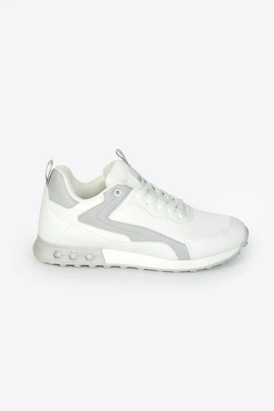 Moda Ayakkabı 1022 Beyaz Erkek Günük Yürüyüş Ayakkabı - 14