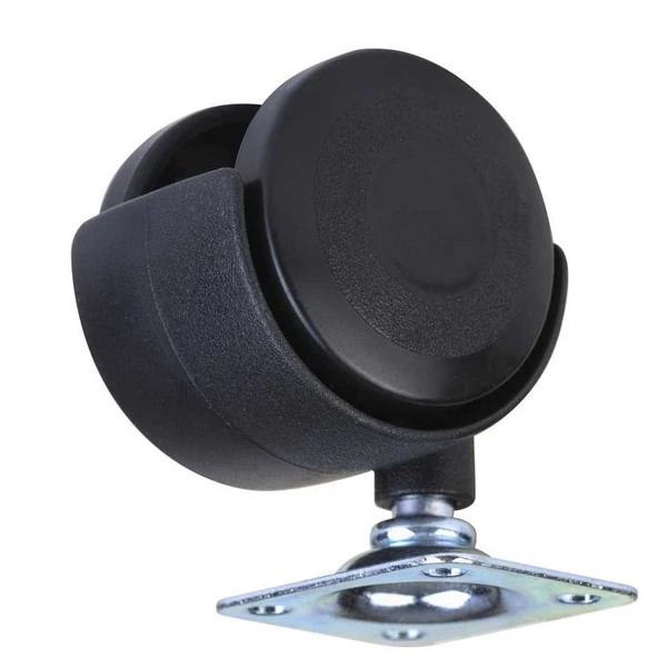 Adilon Ofis Koltuk Dolap 360 Derece Döner Tablalı Plastik Tekerlek - 50 mm Çap - 2