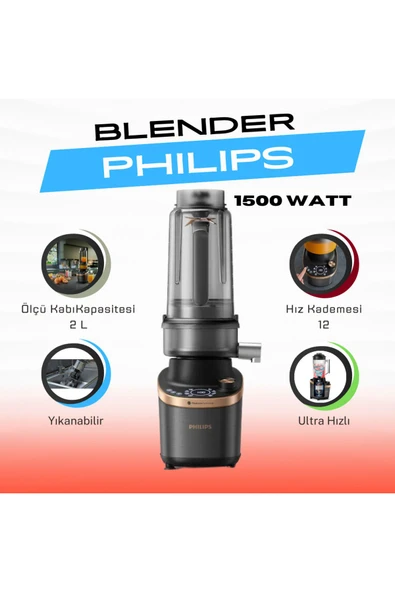 Philips  1500 W Modüllü Meyve Sıkacağı Blender