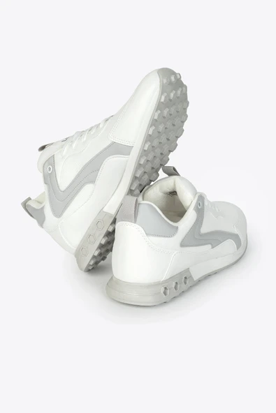 Moda Ayakkabı 1022 Beyaz Erkek Günük Yürüyüş Ayakkabı - 8