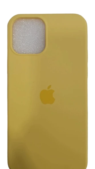 İphone 12 Ve 12 Pro Kılıf Logolu Lansman Sarı ürün görseli