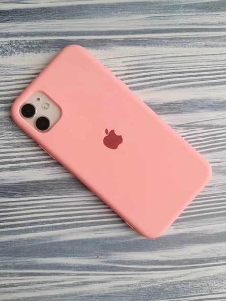 İphone 11 Kılıf Logolu Lansman Şeker Pembe