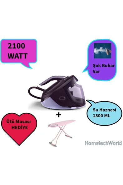 Philips  Perfect Care Şok Buharlı 2100w Gücünde Buhar Kazanlı Ütü