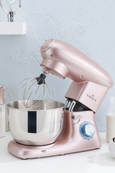 Karaca Multichef Stand Mikser Rosegold Mutfak Şefi 1900w 5,5l Kıyma Çekme Sucuk-sosis Içli Köfte Ap