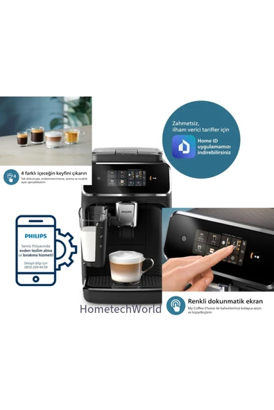 Philips  Philips Emniyet Sistemli 2300 Serisi Tam Otomatik Espresso  Makinesi
