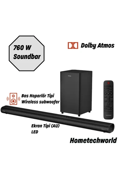 Grundig  5.1.2 Dolby Atmos 760 W Soundbar