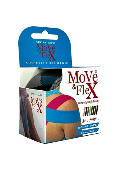 Move&Flex Kinesiyoloji Bandı Siyah