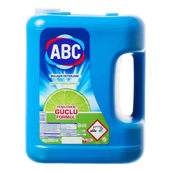 Abc Sıvı Bulaşık Detejanı Misket Limon 4kg