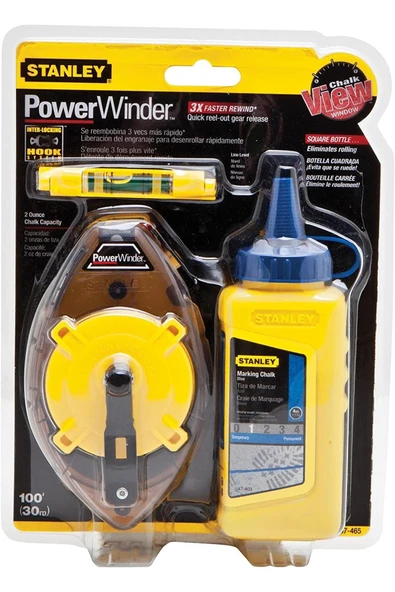 STANLEY 30M BOYALI ÇIRPI İPİ POWERWINDER - 2