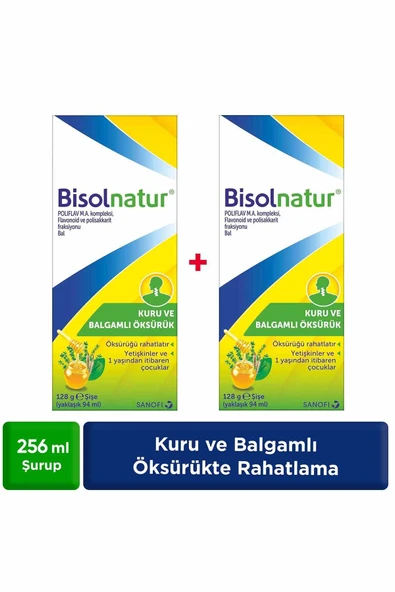 Bisolnatur Bitkisel Şurubu 128 gr 2 Adet ürün görseli 1
