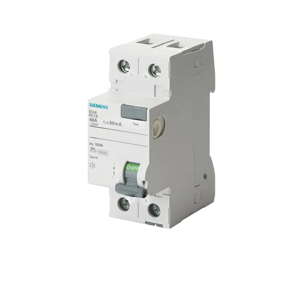 Siemens 2x40 Amper 30ma Monofaze Kaçak Akım Rolesi