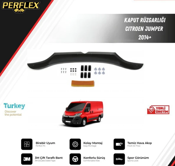 KAPUT RÜZGARLIĞI CITROEN JUMPER 2014+