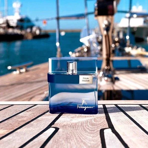 Salvatore Ferragamo F Free Time Pour Homme edt 100 ml erkek parfüm VİNTAGE - 2