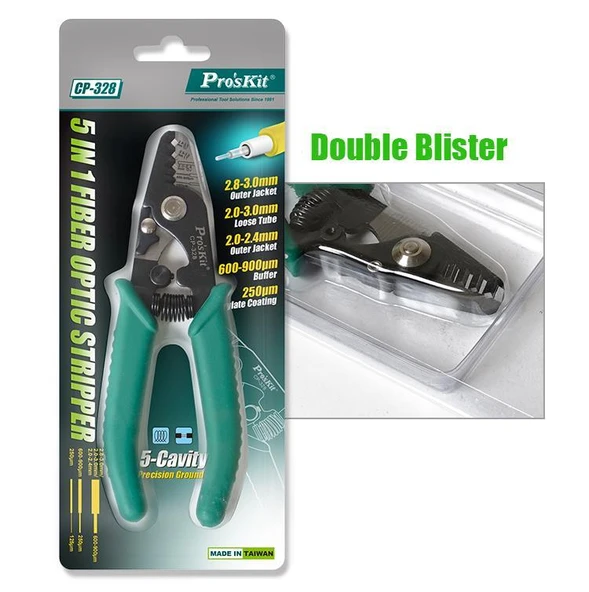 Proskit CP-328 Fiber Optik Kablo Soyucu - 6
