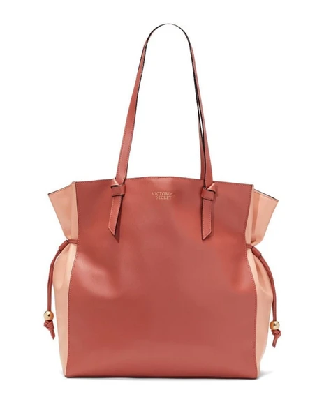 Victoria's Secret Şeftali Renk-Tote-Büyük Boy-günlük Ve Gece-Trent-Kol Çantası - 5