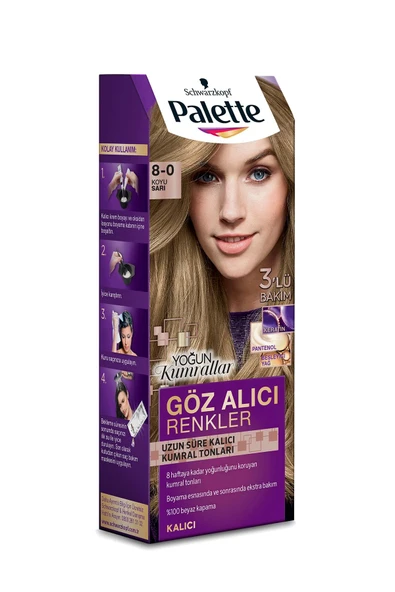 PALETTE GÖZ ALICI RENKLER 8-0 ----- - 3