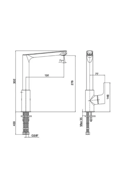 ECA LUNA EVİYE BATARYASI GECBT3104 - 2