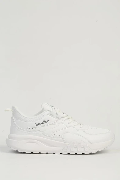 Benetton BNI-11504 Erkek Spor Ayakkabı Beyaz 40-44 - Resim 2
