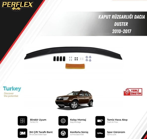 KAPUT RÜZGARLIĞI DACIA DUSTER 2010-2017