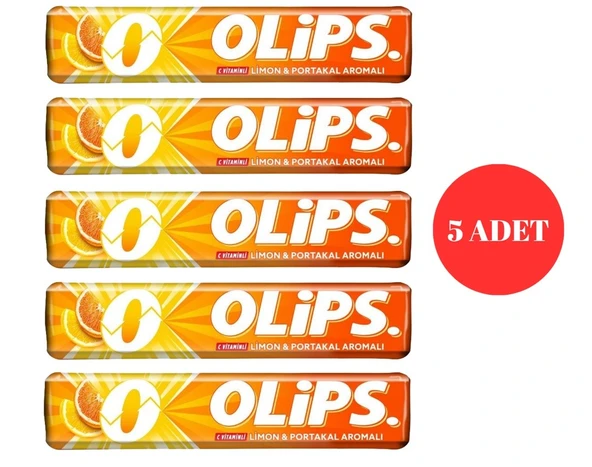 Olips Limon Portakal Aromalı Bonbon Şekerleme 28 g (5 ADET) - 2