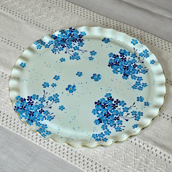 Glore Safir Altın Yaldızlı Tepsi - 4
