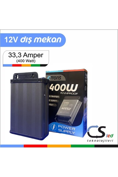 CSled  C-trons (33,3 A) Metal Kasa Water Proof Adaptör - 2