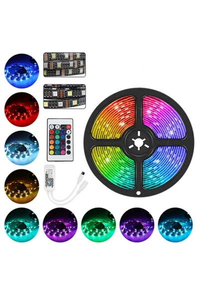 OKLA  Kumandalı Led Şeritli Neon.
