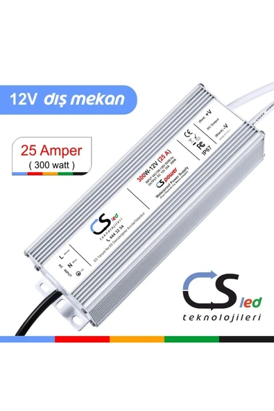 CSBİLİŞİM  Dış Mekan Adaptör 25 A
