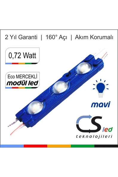 CSled  1.2 Watt Modül Led Eco Mercekli (20 ' Lİ SERİ)