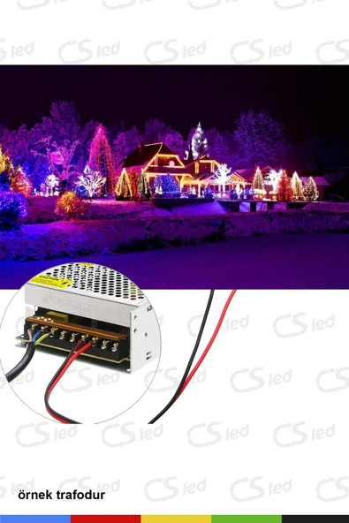 CSled  5V 40A Adaptör – 200W Güç Kaynağı, P10 Kayan Yazı Adaptörü, Kalın Kasa Trafo - 2