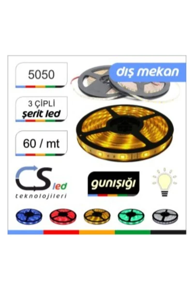 CSled  5050 Dış Mekan Silikonlu Şerit Led - 1
