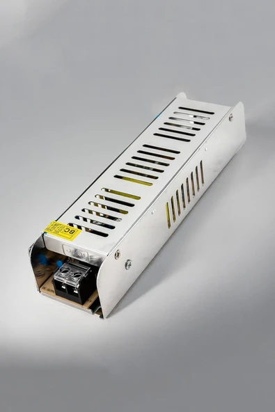 CSled  12V 10 Amper 120 Watt Metal Dar Kasa Fansız Adaptör – Sessiz ve Güçlü Güç Kaynağı - 5