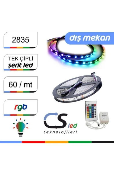 CSled  2835 Dış Mekan Silikonlu Şerit Led