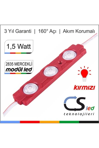 CSled  1.5 Watt Modül Led 2835 Mercekli 20'li Seri - 1