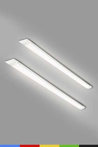 CSled  120 cm 36W Yatay LED Bant Armatür – Beyaz Işık, Enerji Tasarruflu & Uzun Ömürlü - 4