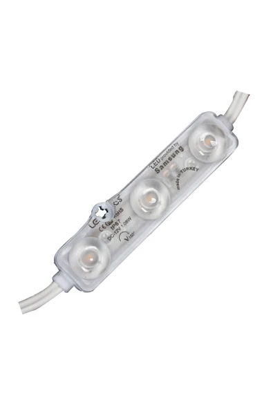 Samsung  Ledronics 2835 Çipli Lensli Modül Led (25 ADET)(3000K) (GÜN İŞIĞI) - 1